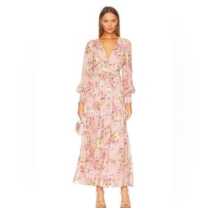 Yumi Kim Frida Maxi Dress | floral long sleeve maxi dress